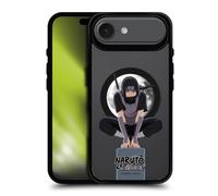 Head Case Designs Licenza Ufficiale Naruto Shippuden Itachi Uchiha Moon Characters & Icons Black Shockproof Bumper Case [Military Grade] Compatible with Apple iPhone 17 Air and with MagSafe