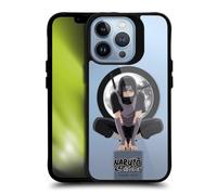 Head Case Designs Licenza Ufficiale Naruto Shippuden Itachi Uchiha Moon Characters & Icons Black Shockproof Bumper Case [Military Grade] Compatible with Apple iPhone 13 Pro and with MagSafe