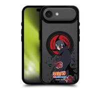 Head Case Designs Licenza Ufficiale Naruto Shippuden Itachi Uchiha Personaggi e Icone Black Shockproof Bumper Case [Military Grade] Compatible with Apple iPhone 17 Air and with MagSafe