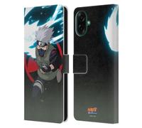 Head Case Designs Licenza Ufficiale Naruto Shippuden Kakashi Hatake Arte Personaggi Custodia Portafoglio in Pelle Compatibile con Samsung Galaxy A07
