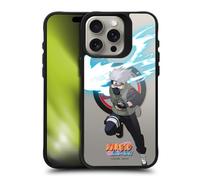 Head Case Designs Licenza Ufficiale Naruto Shippuden Kakashi Hatake Characters & Icons Black Shockproof Bumper Case [Military Grade] Compatible with Apple iPhone 15 Pro Max and with MagSafe