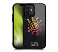 Head Case Designs Licenza Ufficiale Naruto Shippuden Kurama Seal Characters & Icons Black Shockproof Bumper Case [Military Grade] Compatible with Apple iPhone 12 / iPhone 12 Pro and with MagSafe