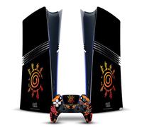 Head Case Designs Licenza Ufficiale Naruto Shippuden Kurama Seal Iconico Vinile Sticker Gaming Pelle Adesivo Compatibile con Sony Playstation 5 PS5 PRO Digital Edition Console & DualSense Controller