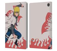 Head Case Designs Licenza Ufficiale Naruto Shippuden Minato Namikaze Arte Personaggi Custodia Portafoglio in Pelle Compatibile con Amazon Fire Max 11 2023