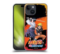 Head Case Designs Licenza Ufficiale Naruto Shippuden Naruto e Sasuke Arte Chiave Custodia Cover Dura per Parte Posteriore Compatibile con Apple iPhone 15