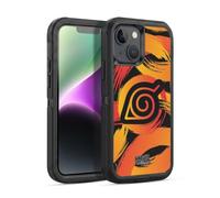 Head Case Designs Licenza Ufficiale Naruto Shippuden Nove Code di Konoha Iconico Custodia Antiurto Ultra Blindata Compatibile con Apple iPhone 14