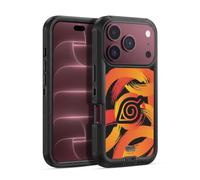 Head Case Designs Licenza Ufficiale Naruto Shippuden Nove Code di Konoha Iconico Custodia Antiurto Ultra Blindata compatibile con Apple iPhone 18 Pro Max