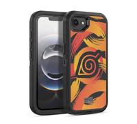 Head Case Designs Licenza Ufficiale Naruto Shippuden Nove Code di Konoha Iconico Custodia Antiurto Ultra Blindata compatibile con Apple iPhone 16e / iPhone 17e