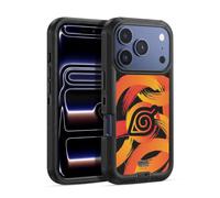 Head Case Designs Licenza Ufficiale Naruto Shippuden Nove Code di Konoha Iconico Custodia Antiurto Ultra Blindata Compatibile con Apple iPhone 17 PRO Max