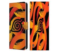 Head Case Designs Licenza Ufficiale Naruto Shippuden Nove Code di Konoha Iconico Custodia Portafoglio in Pelle Compatibile con Samsung Galaxy S25 FE