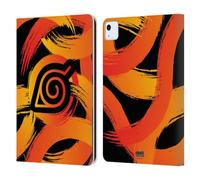 Head Case Designs Licenza Ufficiale Naruto Shippuden Nove Code di Konoha Iconico Custodia Portafoglio in Pelle Compatibile con Apple iPad Air 11 2020/2022/2024/2025