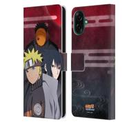 Head Case Designs Licenza Ufficiale Naruto Shippuden Obito Naruto Sasuke Arte Chiave Custodia Portafoglio in Pelle Compatibile con Samsung Galaxy A07