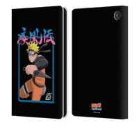 Head Case Designs Licenza Ufficiale Naruto Shippuden Ritratto Arte Custodia Portafoglio in Pelle Compatibile con Amazon Fire 7 2022