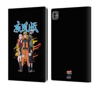 Head Case Designs Licenza Ufficiale Naruto Shippuden Sakura, Naruto, Kakashi Arte Custodia Portafoglio in Pelle Compatibile con Apple iPad Pro 11 M4/M5 2024/2025
