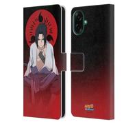 Head Case Designs Licenza Ufficiale Naruto Shippuden Sasuke Uchiha Arte Personaggi Custodia Portafoglio in Pelle Compatibile con Samsung Galaxy A07