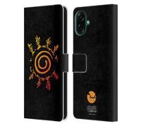 Head Case Designs Licenza Ufficiale Naruto Shippuden Sigillo di Kurama Iconico Custodia Portafoglio in Pelle Compatibile con Samsung Galaxy A07