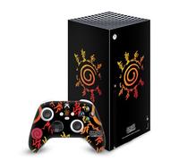 Head Case Designs Licenza Ufficiale Naruto Shippuden Sigillo di Kurama Iconico Vinile Sticker Gaming Pelle Adesivo Compatibile con Xbox Series X