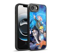 Head Case Designs Licenza Ufficiale Naruto Shippuden Squadra 7 Arte Chiave Cover in Gel Rinforzata [Protezione di Grado Militare] Compatibile con Apple iPhone 16e / iPhone 17e