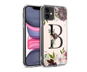 Head Case Designs Licenza Ufficiale Nature Magick Lettera B Rose Gold Flowers Monogram 1 Custodia in Gel [Protezione di Grado Militare] Compatibile con Apple iPhone 11 E Compatibile con MagSafe