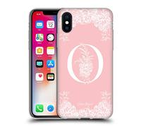 Head Case Designs Licenza Ufficiale Nature Magick Lettera O Monogramma Rosa Oro 2 Custodia in Gel [Protezione di Grado Militare] Compatibile con Apple iPhone X/iPhone XS