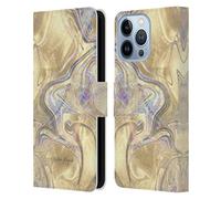 Head Case Designs Licenza Ufficiale Nature Magick Luce Oro Sirena Rosa Oro Marmoreo Custodia Portafoglio in Pelle Compatibile con Apple iPhone 13 PRO