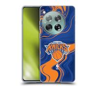 Head Case Designs Licenza Ufficiale NBA Agata Marmo New York Knicks Custodia in Gel [Protezione di Grado Militare] Compatibile con OnePlus 12