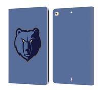 Head Case Designs Licenza Ufficiale NBA Blu Chiaro Memphis Grizzlies Logo Custodia Portafoglio in Pelle Compatibile con Apple iPad 9.7 2017 / iPad 9.7 2018