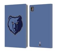 Head Case Designs Licenza Ufficiale NBA Blu Chiaro Memphis Grizzlies Logo Custodia Portafoglio in Pelle Compatibile con Apple iPad PRO 11 M4/M5 2024/2025