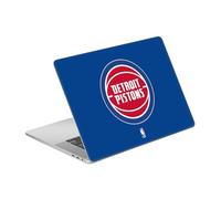 Head Case Designs Licenza Ufficiale NBA Blu Detroit Pistons Logo Vinile Sticker Pelle Adesivo Compatibile con MacBook PRO 16" A2141
