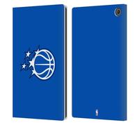 Head Case Designs Licenza Ufficiale NBA Blu Orlando Magic Logo Custodia Portafoglio in Pelle Compatibile con Amazon Fire Max 11 2023