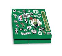 Head Case Designs Licenza Ufficiale NBA Collage di Sticker Boston Celtics Vinile Sticker Gaming Pelle Adesivo Compatibile con Sony Playstation 4 PS4 Console