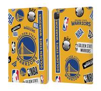 Head Case Designs Licenza Ufficiale NBA Collage di Sticker Golden State Warriors Custodia Portafoglio in Pelle Compatibile con Apple iPad PRO 11 2020/2021 / 2022