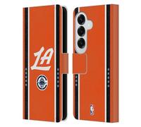 Head Case Designs Licenza Ufficiale NBA Design Arancione Los Angeles Clippers Logo Custodia Portafoglio in Pelle Compatibile con Samsung Galaxy S26