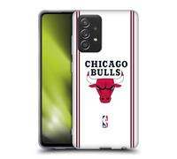 Head Case Designs Licenza Ufficiale NBA Design Bianco Chicago Bulls Logo Custodia in Gel [Protezione di Grado Militare] Compatibile con Galaxy A52 / A52s / 5G (2021)