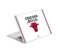 Head Case Designs Licenza Ufficiale NBA Design Bianco Chicago Bulls Logo Vinile Sticker Pelle Adesivo Compatibile con MacBook PRO 15.4" A1707/A1990