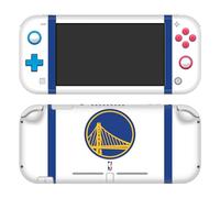 Head Case Designs Licenza Ufficiale NBA Design Bianco Golden State Warriors Logo Vinile Sticker Gaming Pelle Adesivo Compatibile con Nintendo Switch Lite