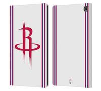 Head Case Designs Licenza Ufficiale NBA Design Bianco Houston Rockets Logo Custodia Portafoglio in Pelle Compatibile con Amazon Fire Max 11 2023