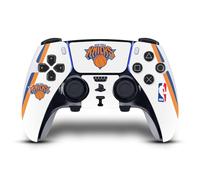 Head Case Designs Licenza Ufficiale NBA Design Bianco New York Knicks Logo Vinile Sticker Gaming Pelle Adesivo Compatibile con Sony Playstation 5 PS5 DualSense Edge Controller