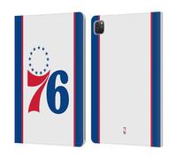 Head Case Designs Licenza Ufficiale NBA Design Bianco Philadelphia 76ers Logo Custodia Portafoglio in Pelle Compatibile con Apple iPad PRO 11 2020/2021 / 2022