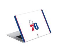 Head Case Designs Licenza Ufficiale NBA Design Bianco Philadelphia 76ers Logo Vinile Sticker Pelle Adesivo Compatibile con MacBook PRO 14" A2442