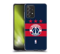 Head Case Designs Licenza Ufficiale NBA Design Blu Navy Logo Washington Wizards Custodia in Gel [Protezione di Grado Militare] Compatibile con Galaxy A52 / A52s / 5G (2021)