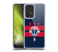 Head Case Designs Licenza Ufficiale NBA Design Blu Navy Logo Washington Wizards Custodia in Gel [Protezione di Grado Militare] Compatibile con Galaxy A33 5G (2022)