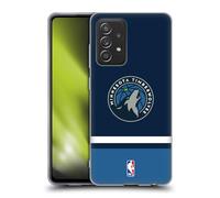 Head Case Designs Licenza Ufficiale NBA Design Blu Navy Minnesota Timberwolves Logo Custodia in Gel [Protezione di Grado Militare] Compatibile con Galaxy A52 / A52s / 5G (2021)