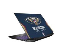 Head Case Designs Licenza Ufficiale NBA Design Blu Navy New Orleans Pelicans Logo Vinile Sticker Pelle Adesivo Compatibile con HP Pavilion 15.6" 15-dk0047TX