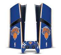 Head Case Designs Licenza Ufficiale NBA Design Blu New York Knicks Logo Vinile Sticker Gaming Pelle Adesivo Compatibile con Sony Playstation 5 PS5 PRO Digital Edition Console & DualSense Controller