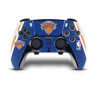Head Case Designs Licenza Ufficiale NBA Design Blu New York Knicks Logo Vinile Sticker Gaming Pelle Adesivo Compatibile con Sony Playstation 5 PS5 DualSense Edge Controller