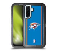 Head Case Designs Licenza Ufficiale NBA Design Blu Oklahoma City Thunder Logo Custodia Antiurto Ultra Blindata Compatibile con Samsung Galaxy A36 5G