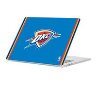 Head Case Designs Licenza Ufficiale NBA Design Blu Oklahoma City Thunder Logo Custodia Laptop Trasparente Armatura Rigida Cristallo Compatibile con MacBook Air 13.6" A2681/A3113/A3240 2022/2024/2025