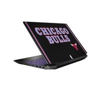 Head Case Designs Licenza Ufficiale NBA Design Città Nero Chicago Bulls Logo Vinile Sticker Pelle Adesivo Compatibile con HP Pavilion 15.6" 15-dk0047TX