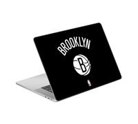 Head Case Designs Licenza Ufficiale NBA Design Nero Brooklyn Nets Logo Vinile Sticker Pelle Adesivo Compatibile con MacBook PRO 15.4" A1707/A1990
